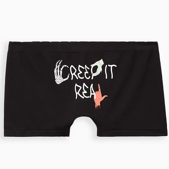 ❤️NWT VINTAGE TORRID MONSTER HALLOWEEN PANTY "CREEP IT REAL" PANTIES - PLUS 2X - Picture 8 of 10